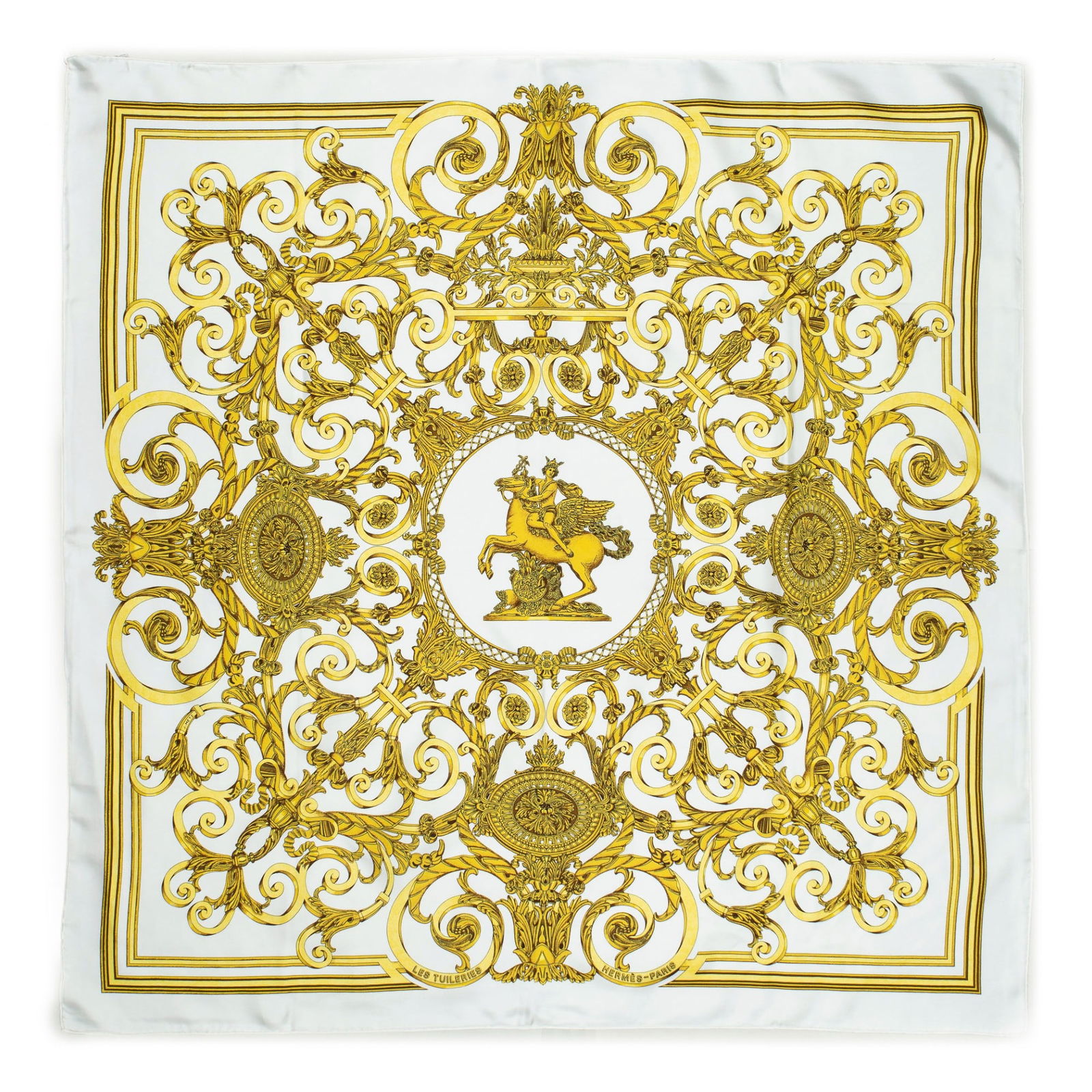 Hermes Les Tuileries Silk Scarf (1 of 5)
