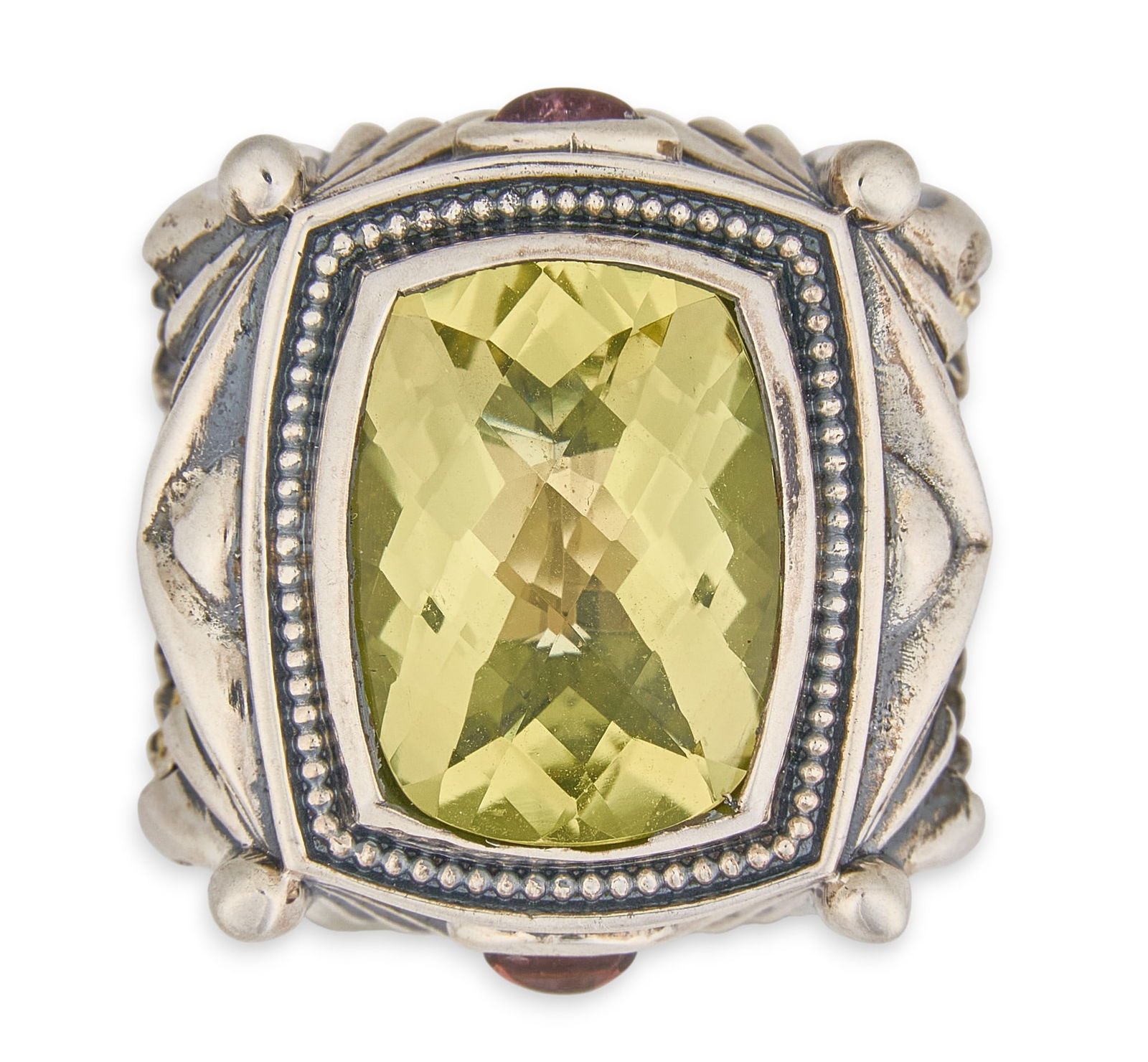 Sterling/18K Gent's Gemstone Ring (1 of 4)