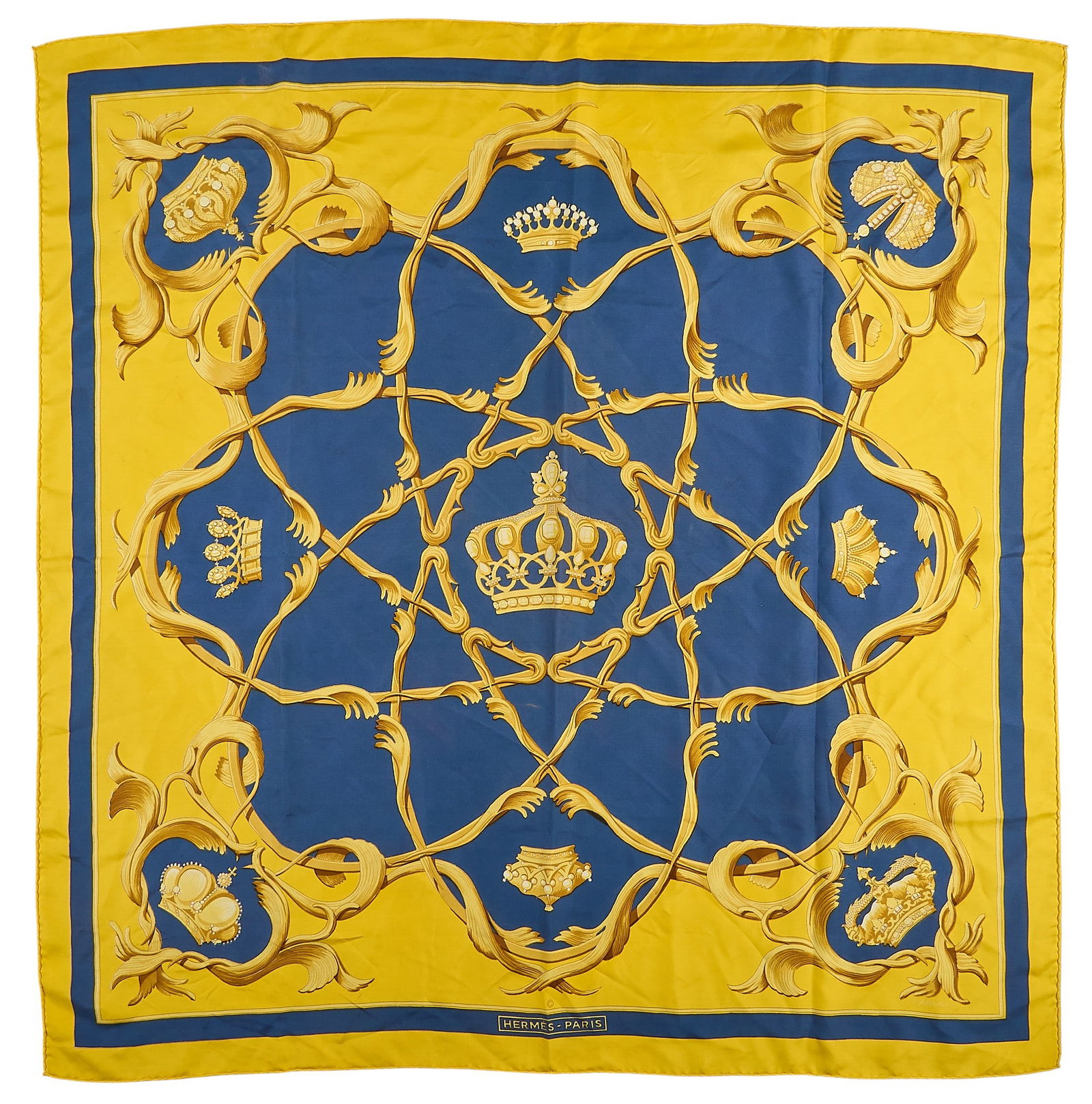 Hermes Couronnes Silk Scarf (1 of 5)