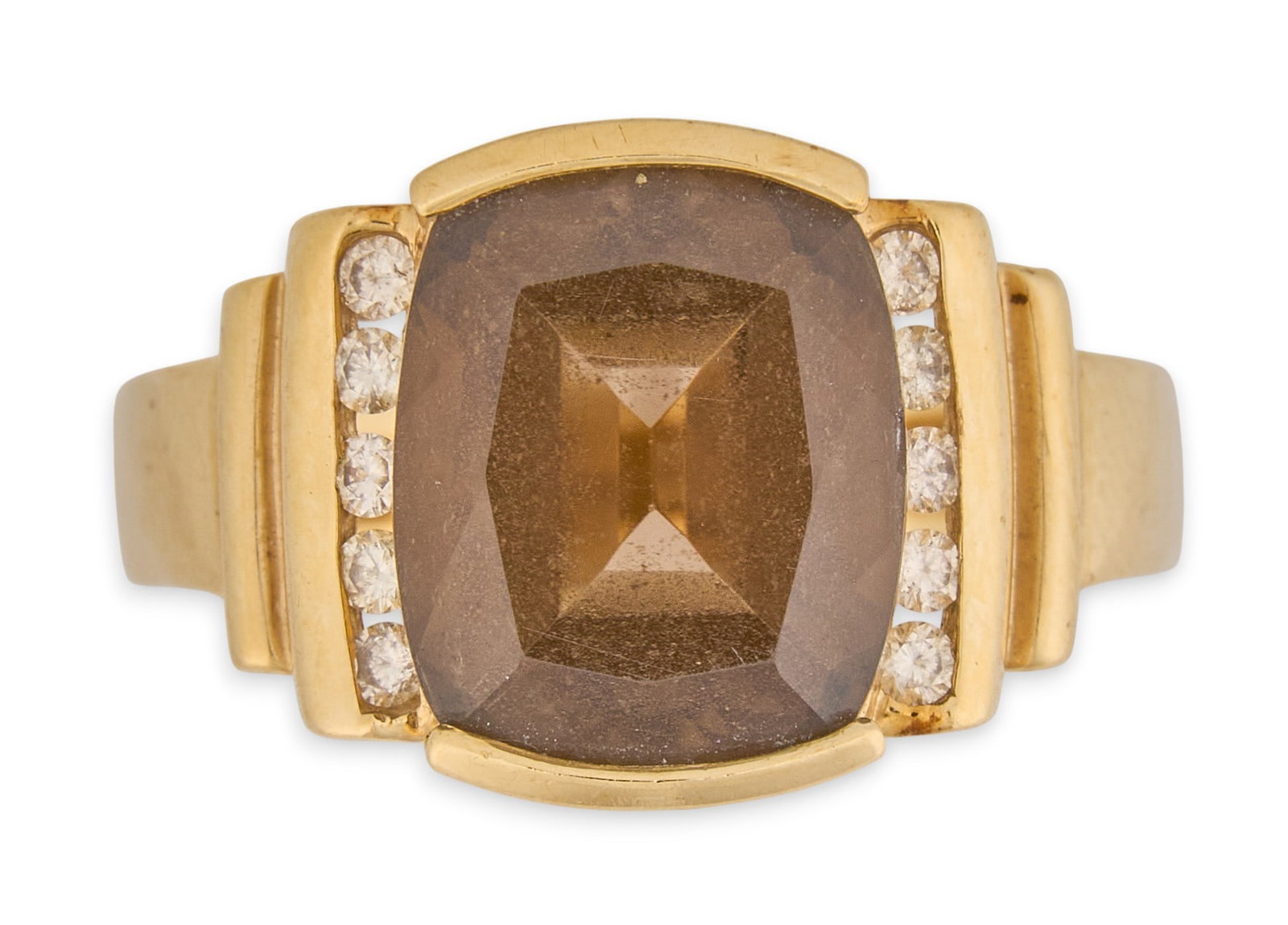 14K Diamond Gemstone Ring (1 of 5)