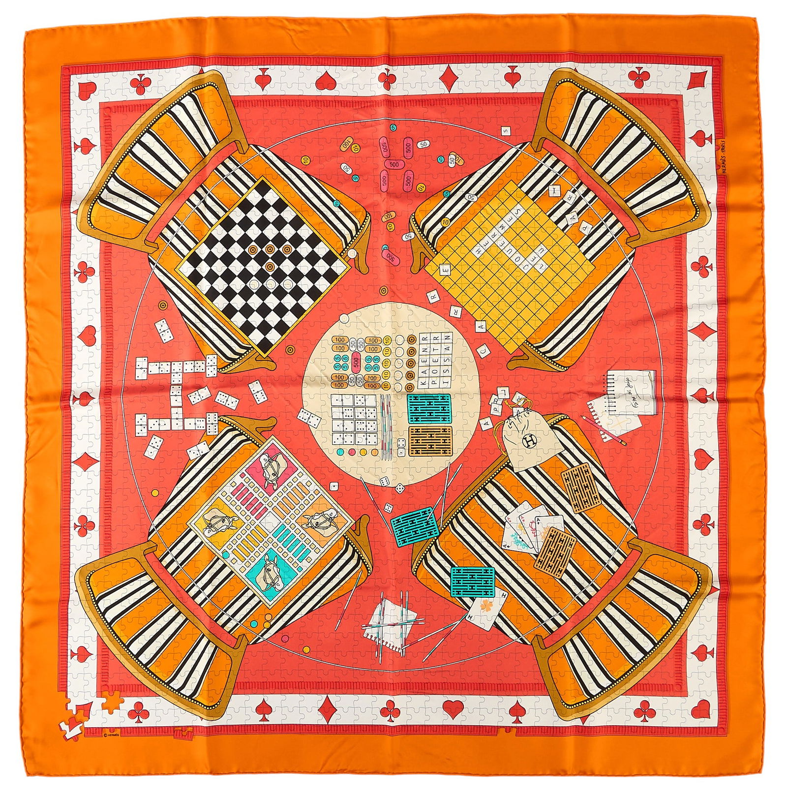 Hermes Faites Vos Jeax Silk Scarf (1 of 7)