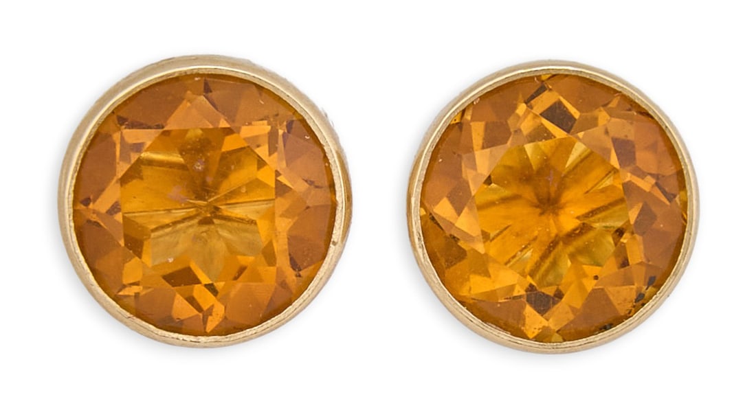 14K Citrine Studs (1 of 4)