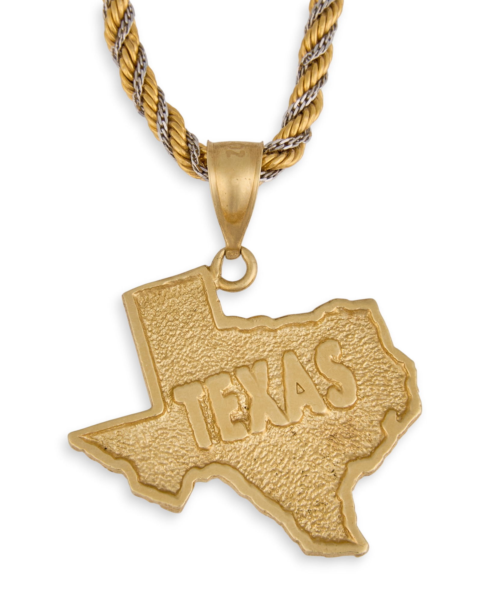14K Texas Pendant Necklace (1 of 4)