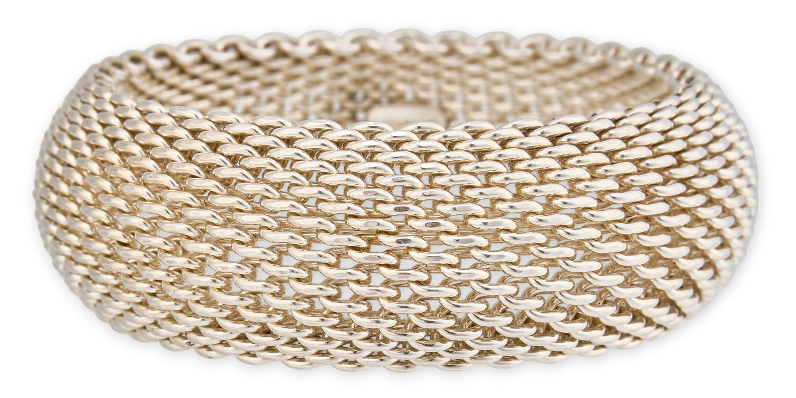 Tiffany & Co. Sterling Silver Mesh Bracelet (1 of 5)