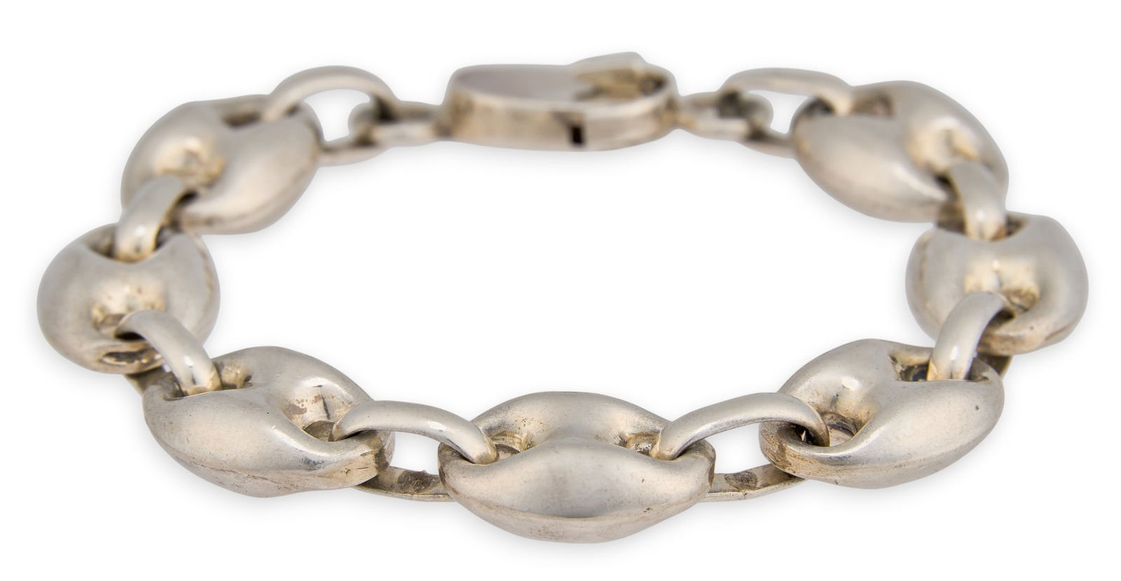 Sterling Silver Mariner Link Bracelet (1 of 4)
