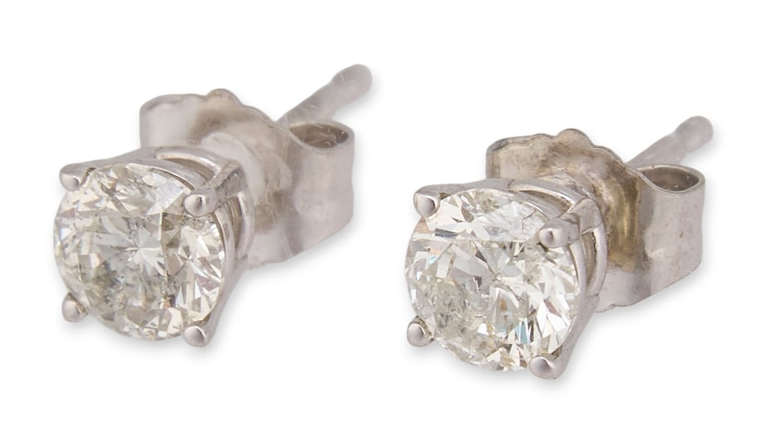 14K Diamond Studs - 2