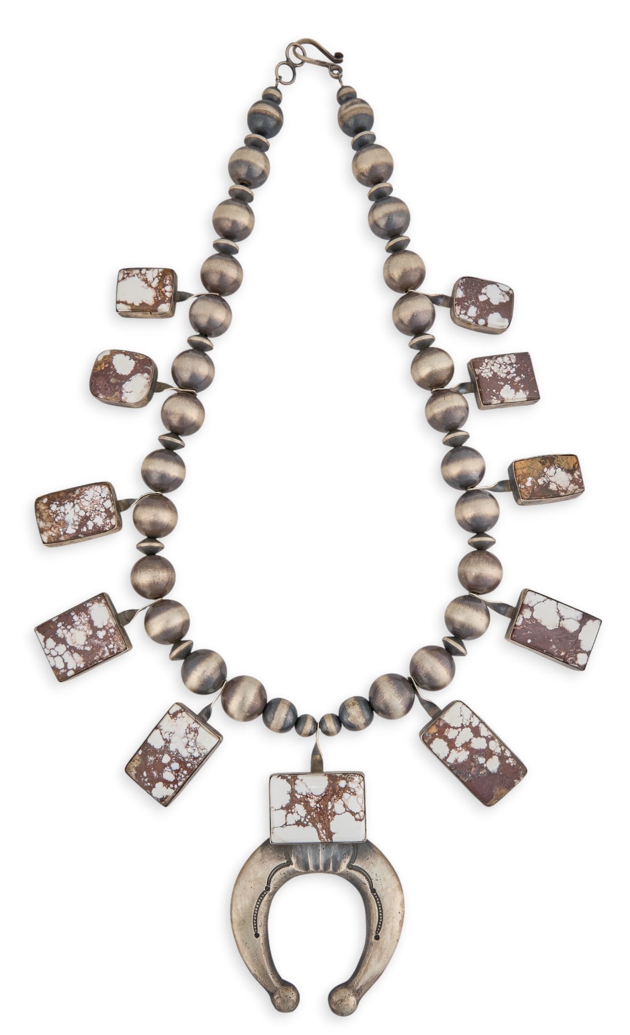 Sterling & Wild Horse Magnesite Necklace (1 of 5)