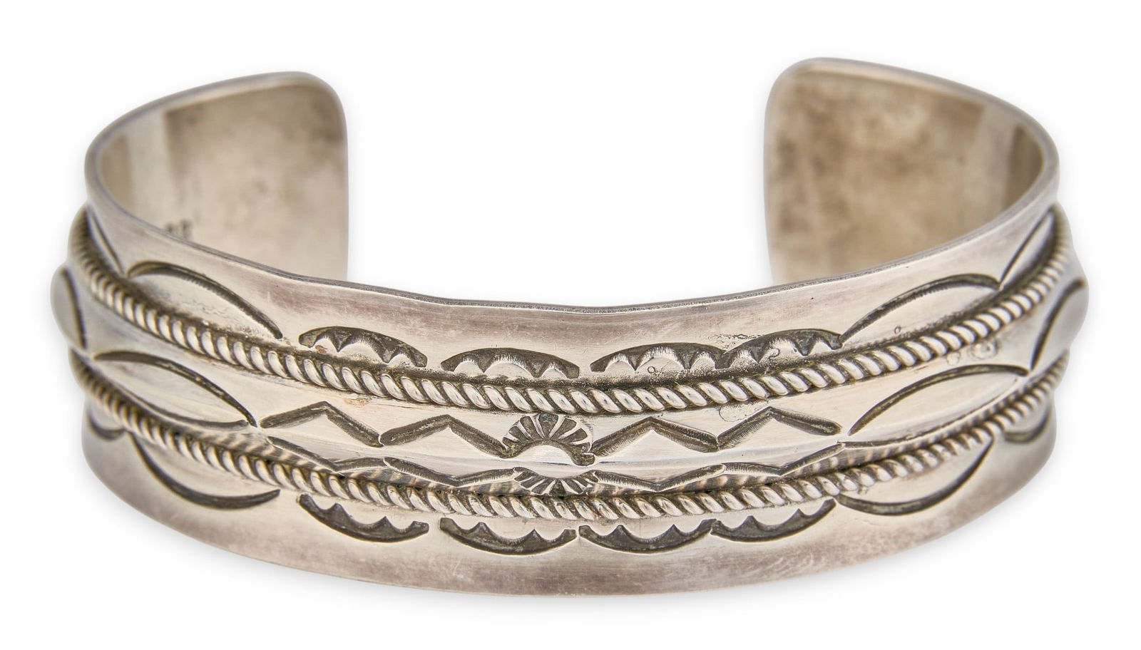 Native American Sterling Silver Cuff (1 of 4)