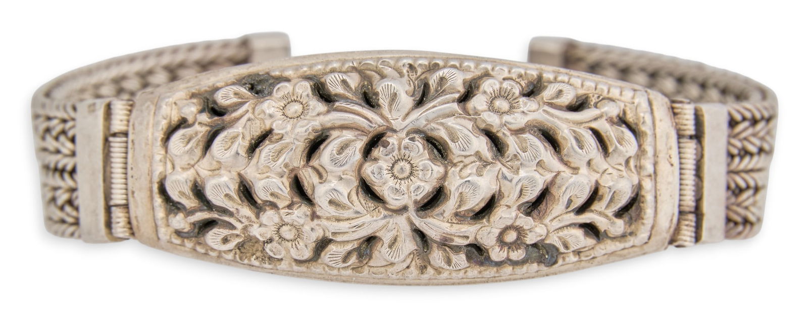 Sterling Silver Repousse Bracelet (1 of 5)