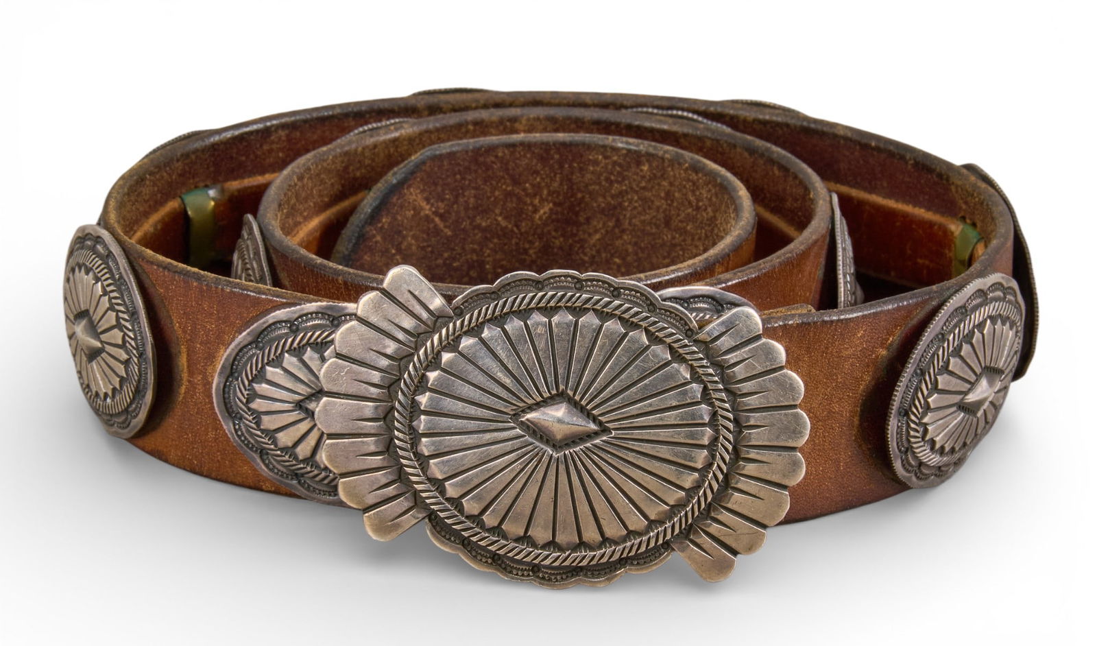 Sterling Silver Concho Belt (1 of 7)