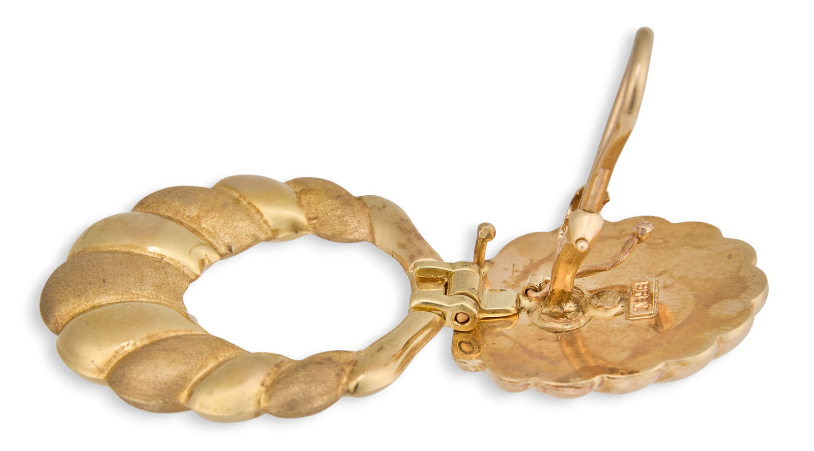 14K Shell Earrings - 3