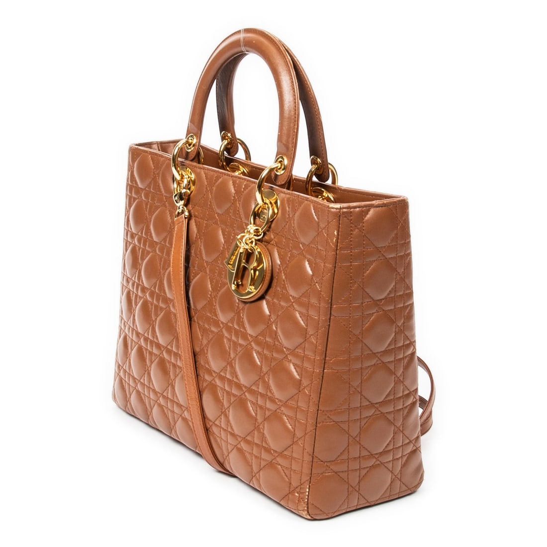 Dior Large Lady Dior Zip Shoulder Bag (1 of 9)