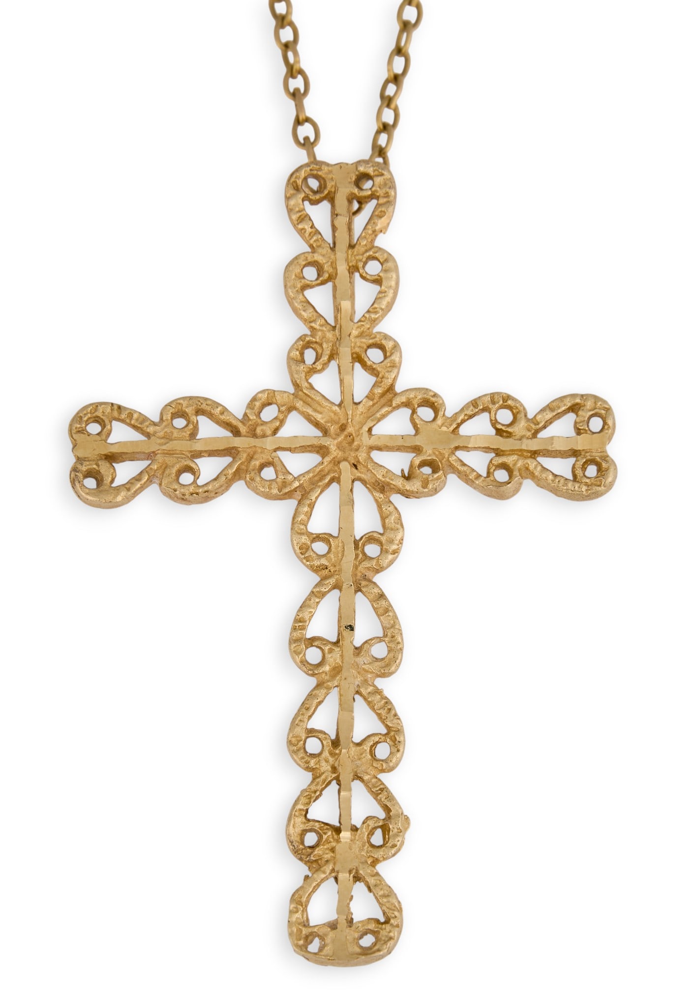 14K Cross Pendant Necklace (1 of 4)
