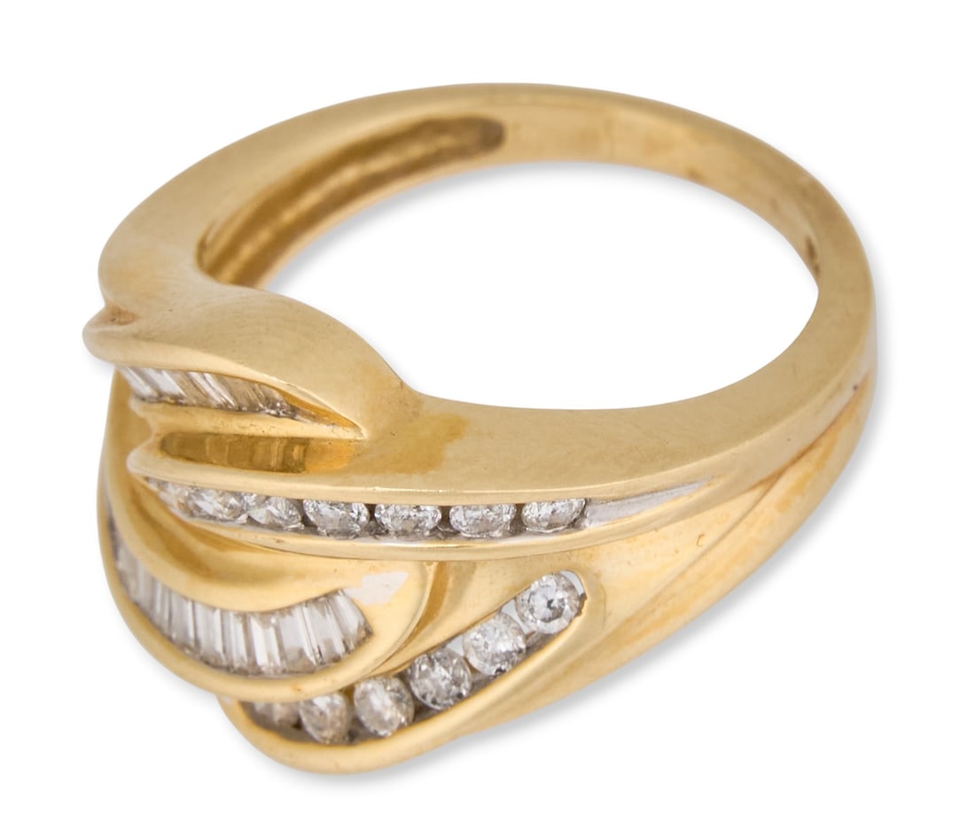14K Diamond Ring - 2
