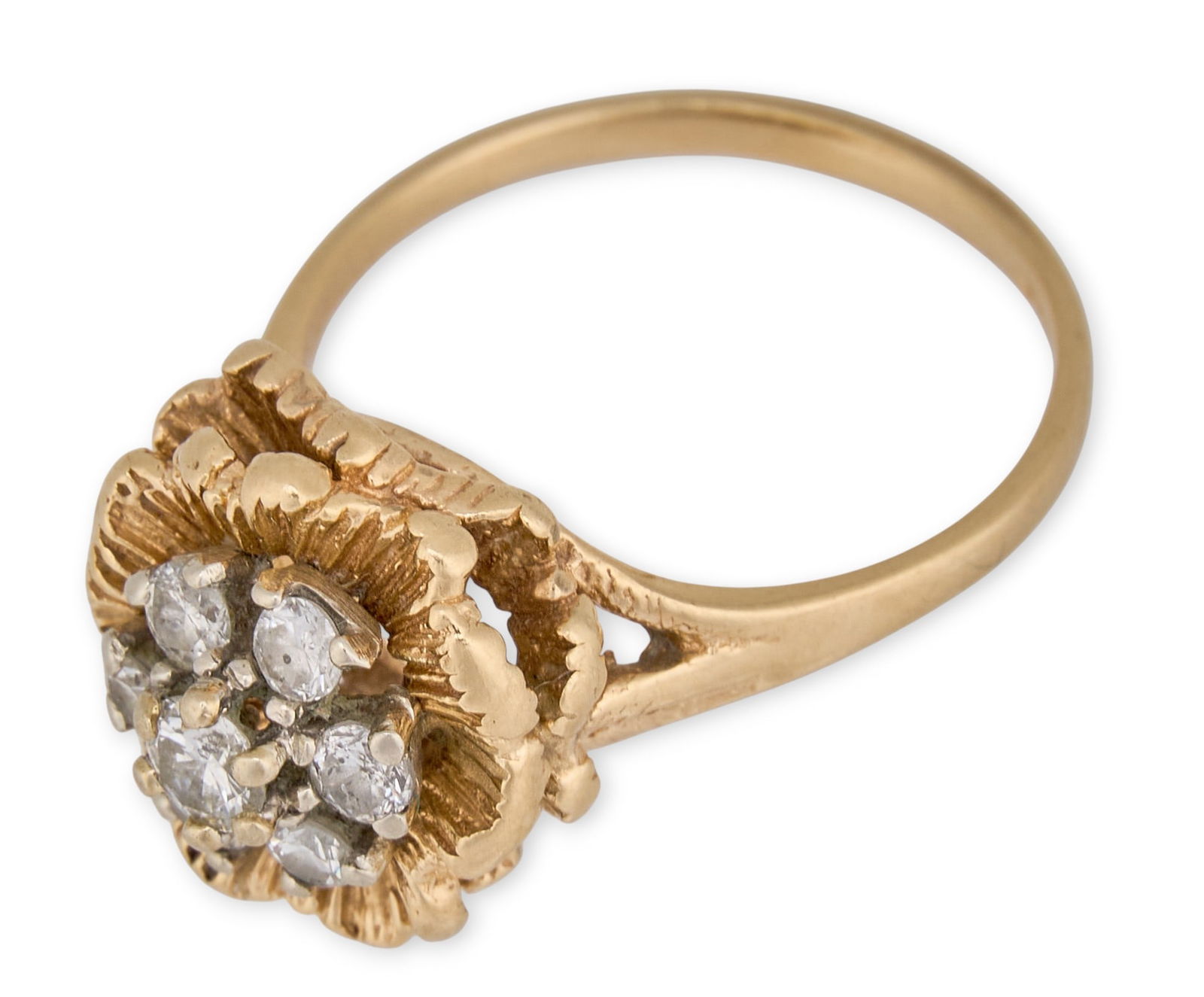 14K Flower Ring - 2