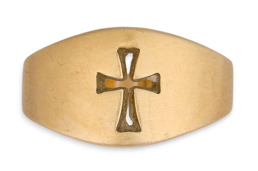 14K James Avery Cross Ring (1 of 4)