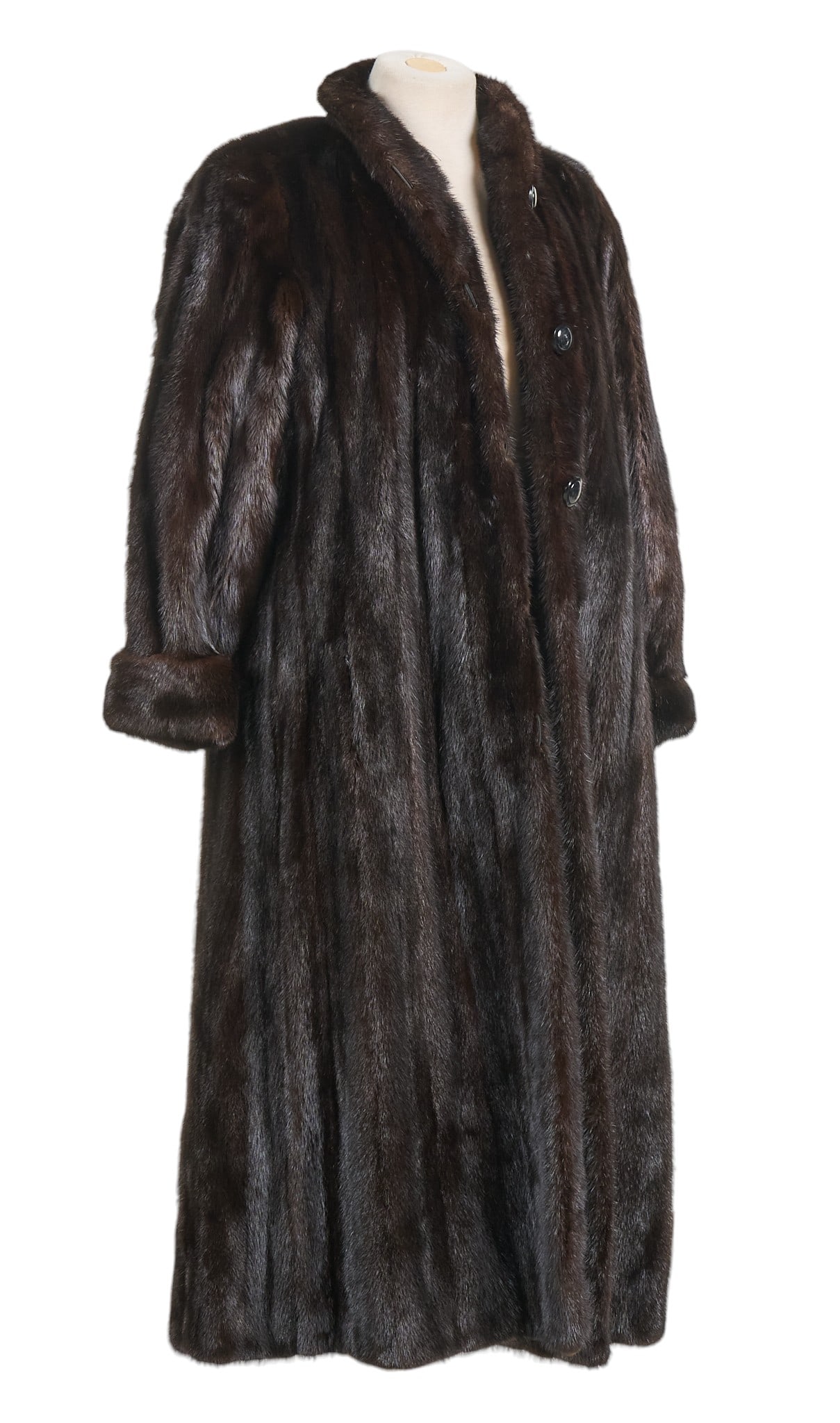Vintage Kakas Full Length Mink Fur Coat and Cap (1 of 10)