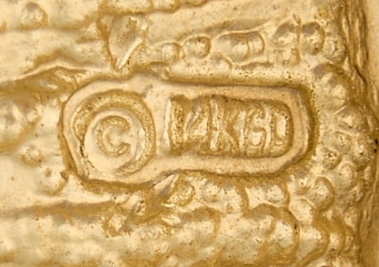 14K Shell Pendant - 3