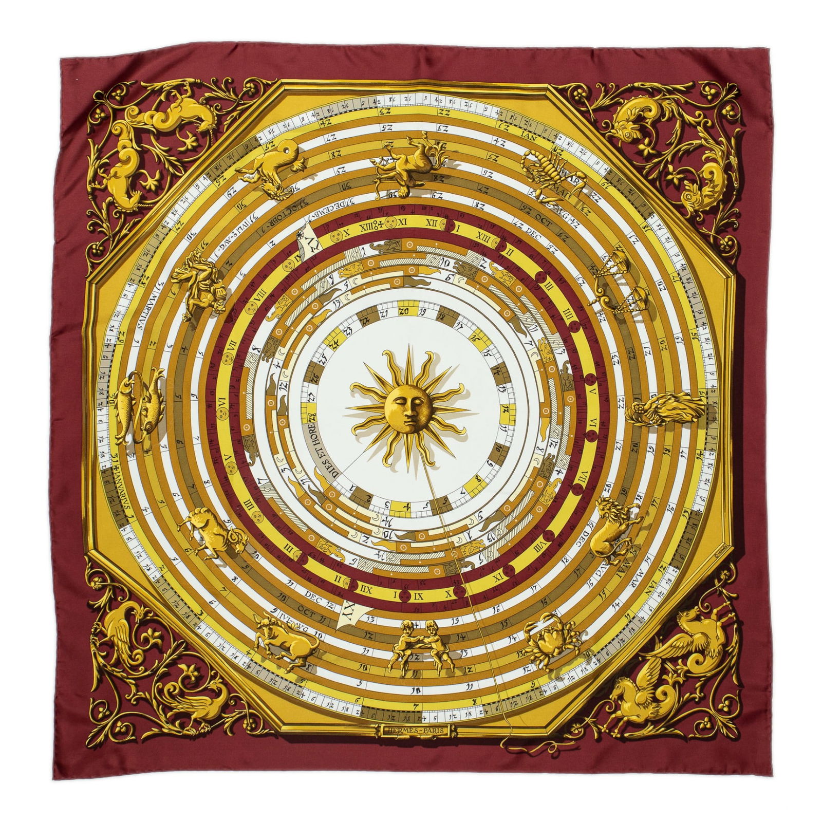 Hermes Dies et Hore Silk Scarf (1 of 5)