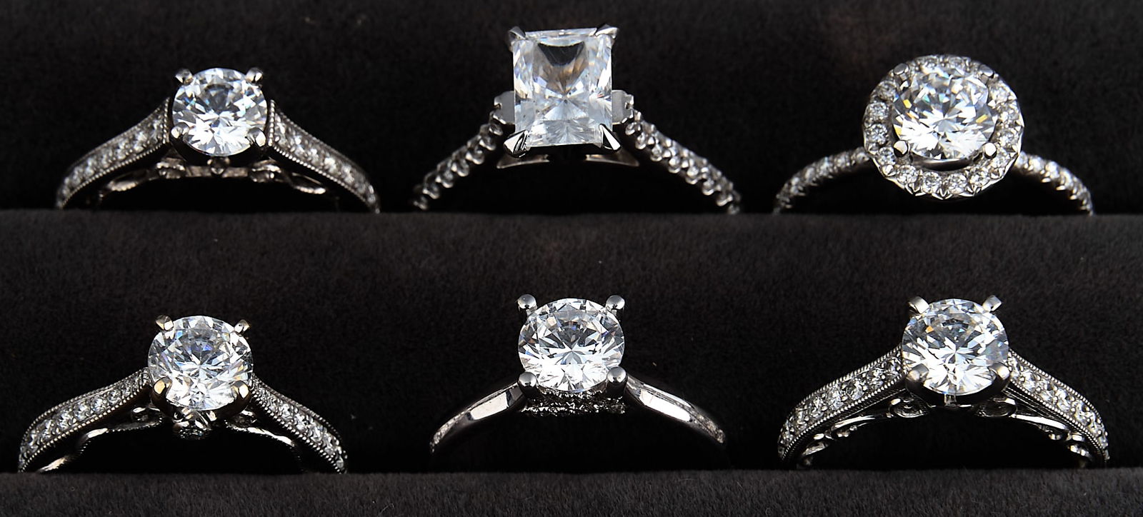 (6) 14K Ring Settings - 2