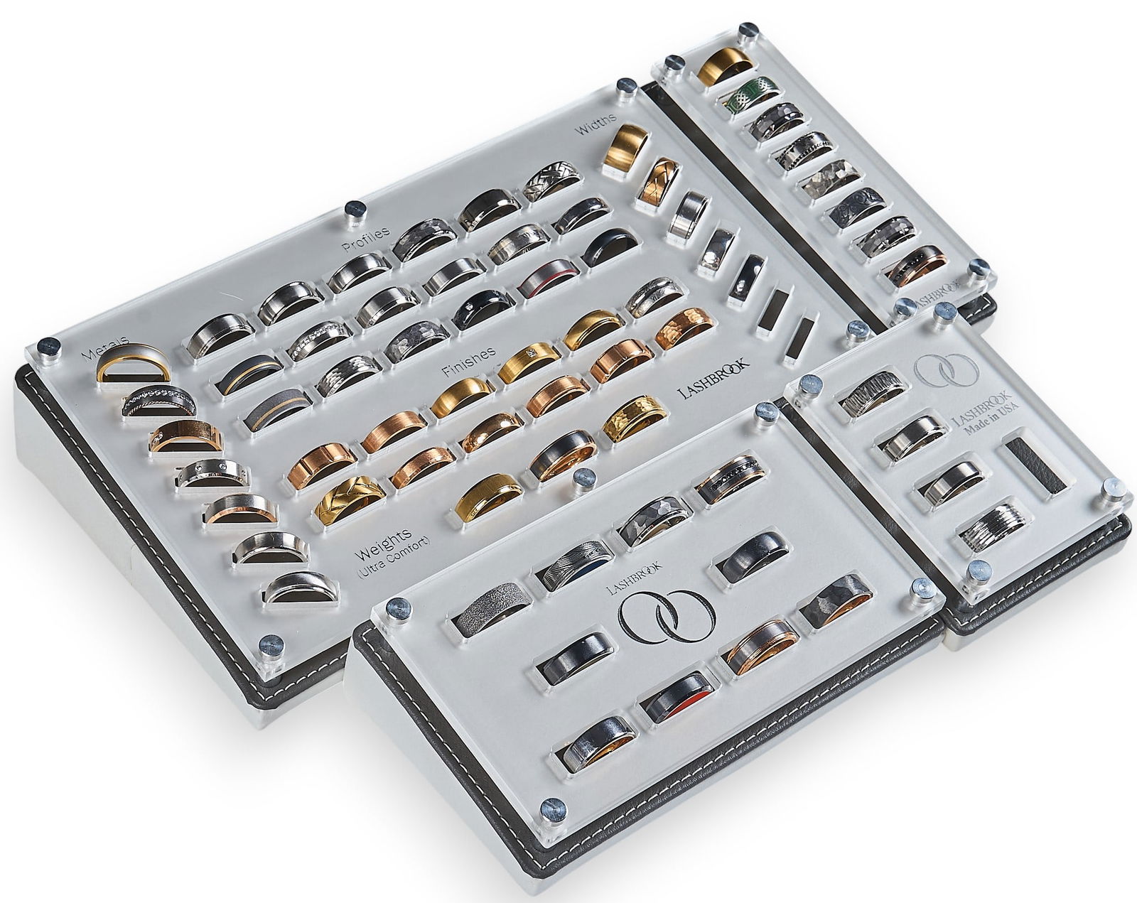 Large Lot of Jeweler's Sample Rings: Large collection of jeweler's sample ringsProvenance: Property from a North San Antonio, Texas collection