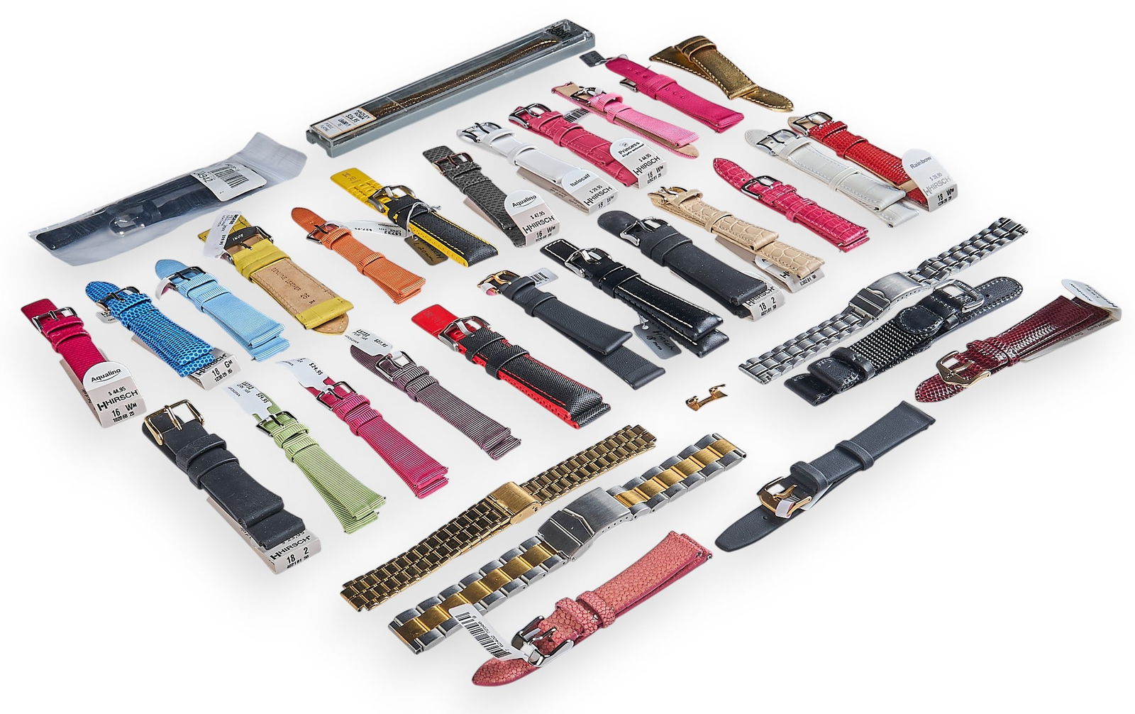 Collection of Watch Bands: Collection of watch bands, in various sizes and stylesProvenance: Property from a North San Antonio, Texas collection