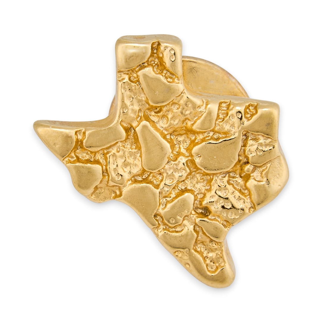 14K Texas Pin (1 of 2)