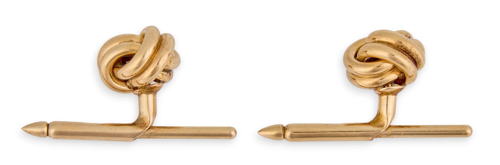 14K Knotted Studs - 2