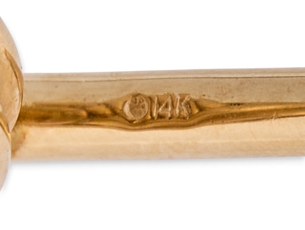 14K Knotted Studs - 3