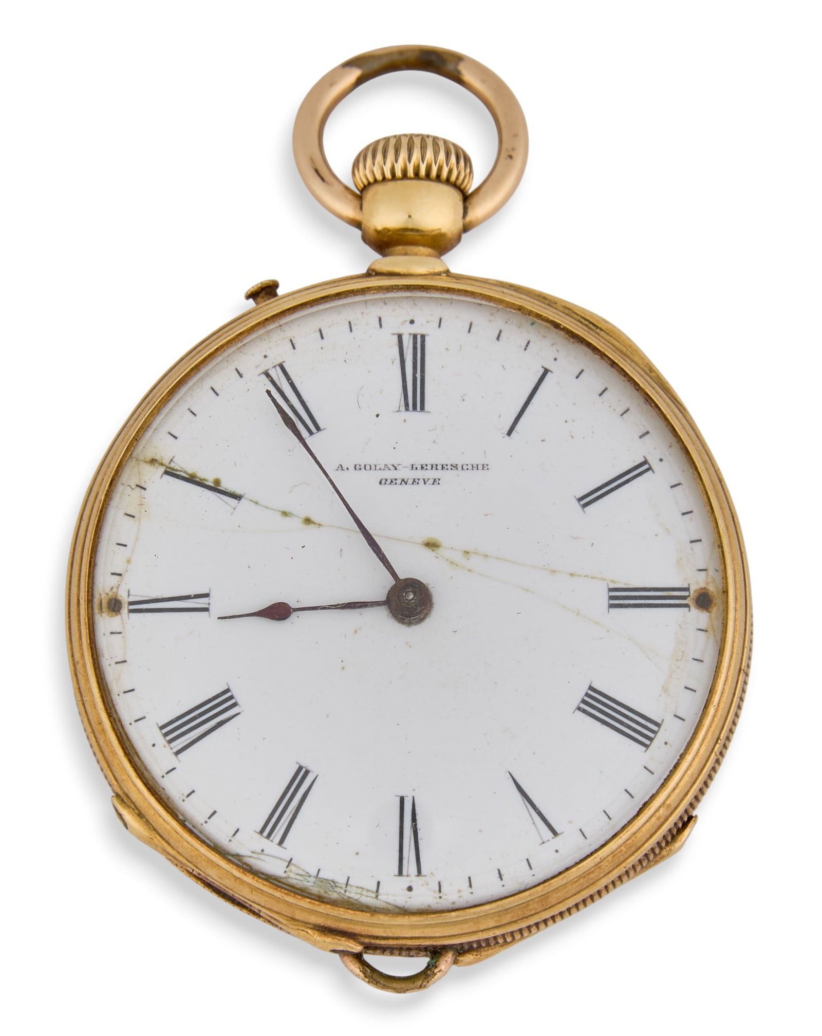 A. Golay-Leresche 18K Pocket Watch (1 of 4)