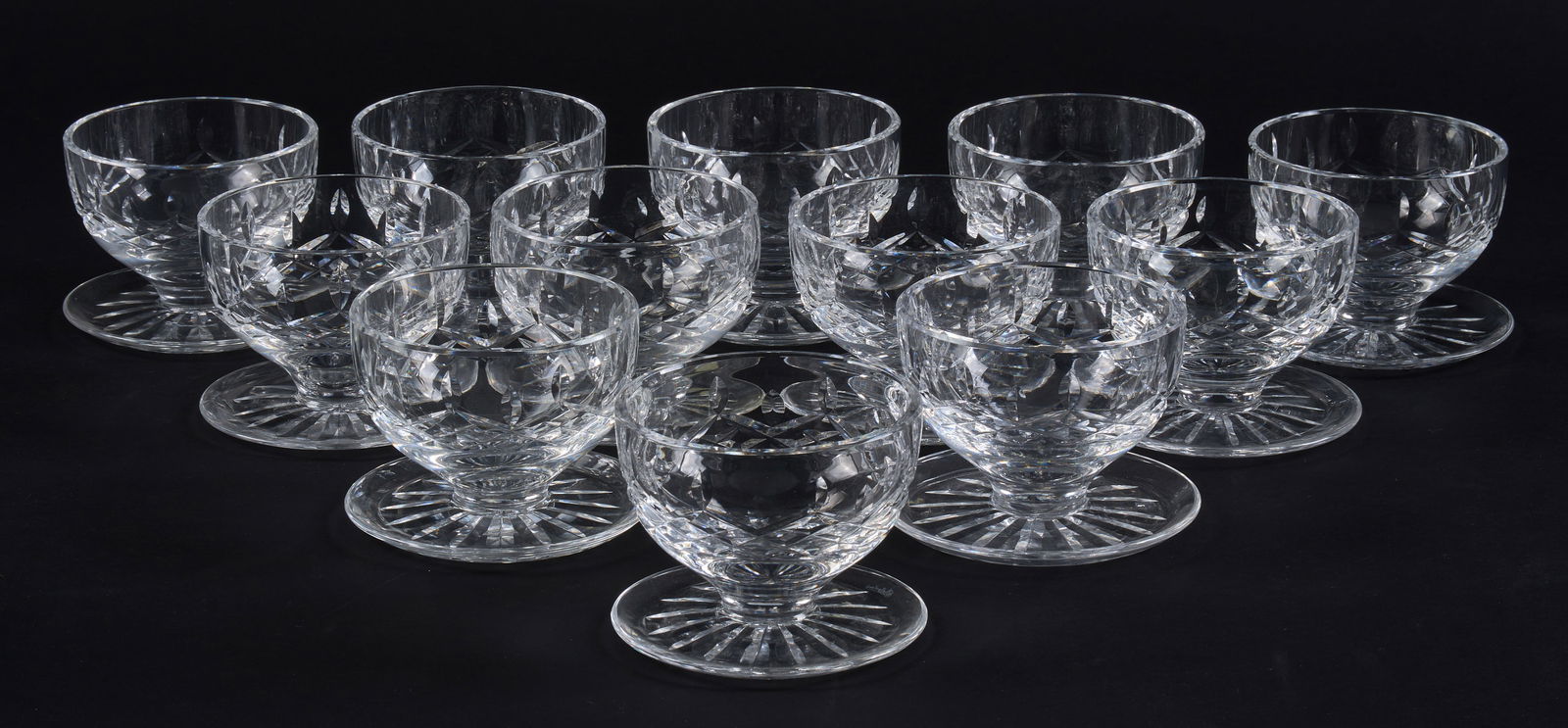 (12) Waterford Crystal "Lismore" Dessert Compotes (1 of 4)