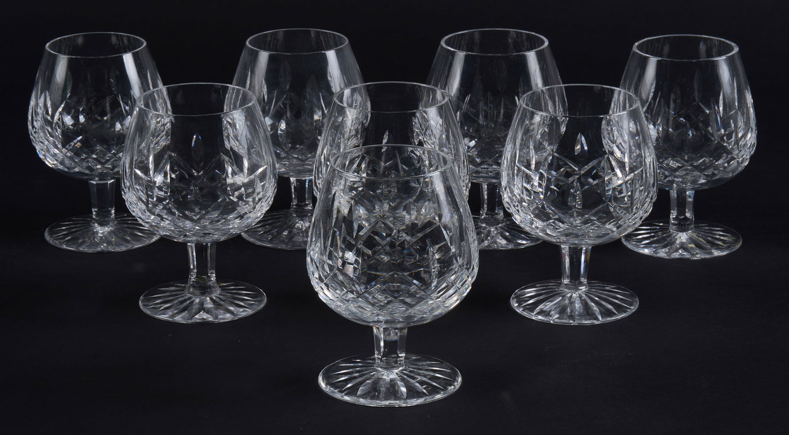 (8) Waterford Crystal "Lismore" Brandy Balloon Snifters (1 of 4)