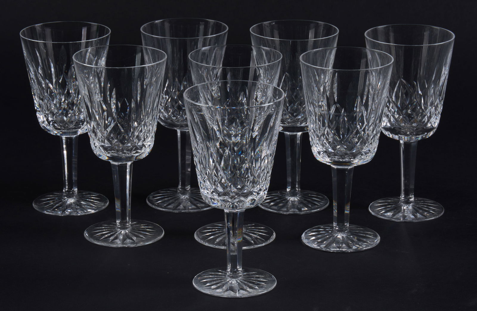 (8) Waterford Crystal "Lismore" Water Goblets (1 of 4)