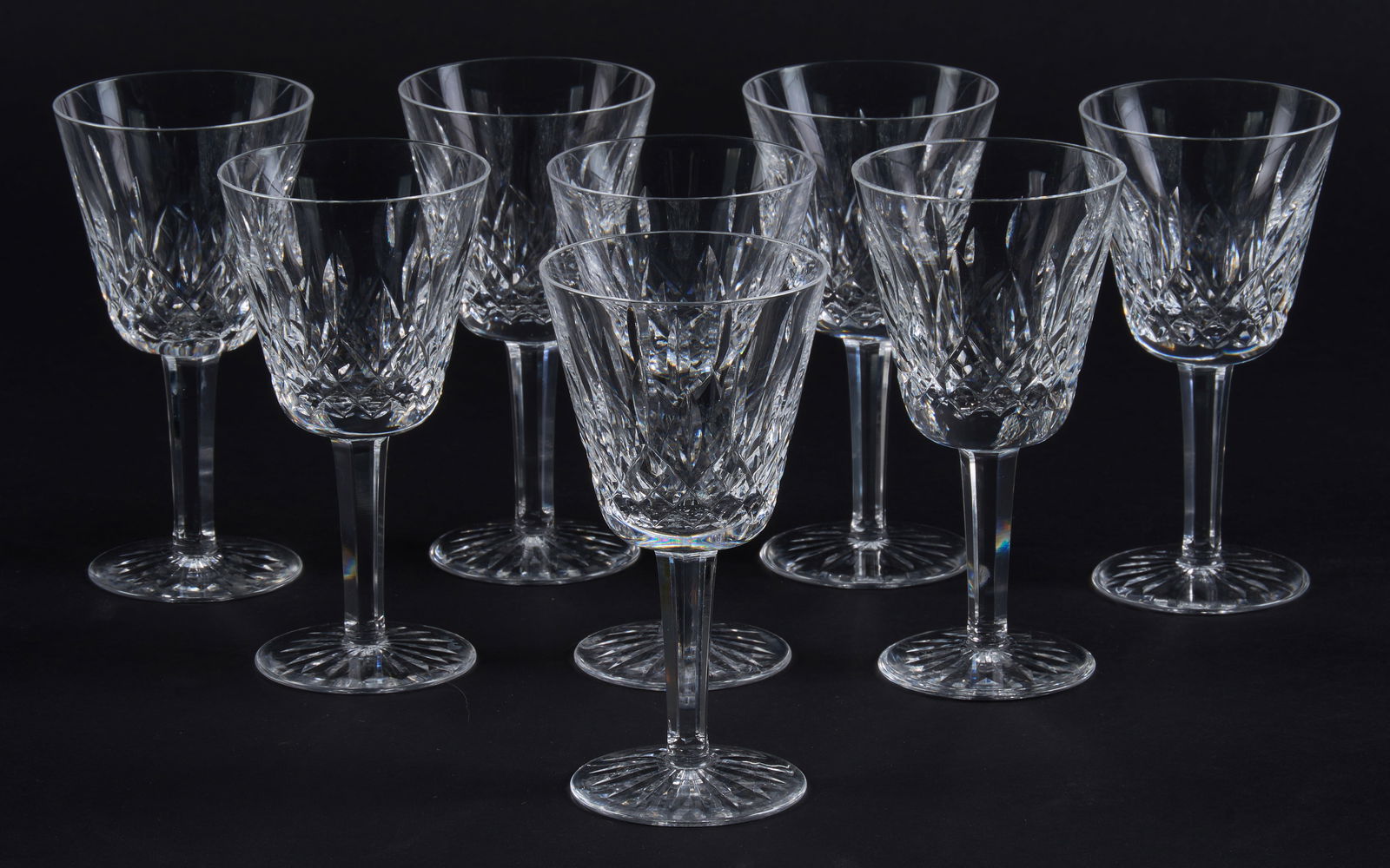 (8) Waterford "Lismore" Goblets (1 of 4)