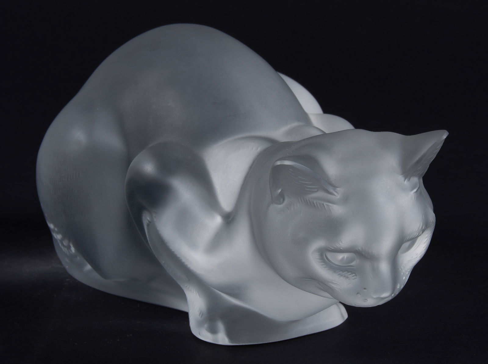 Lalique Crystal Cat (1 of 4)