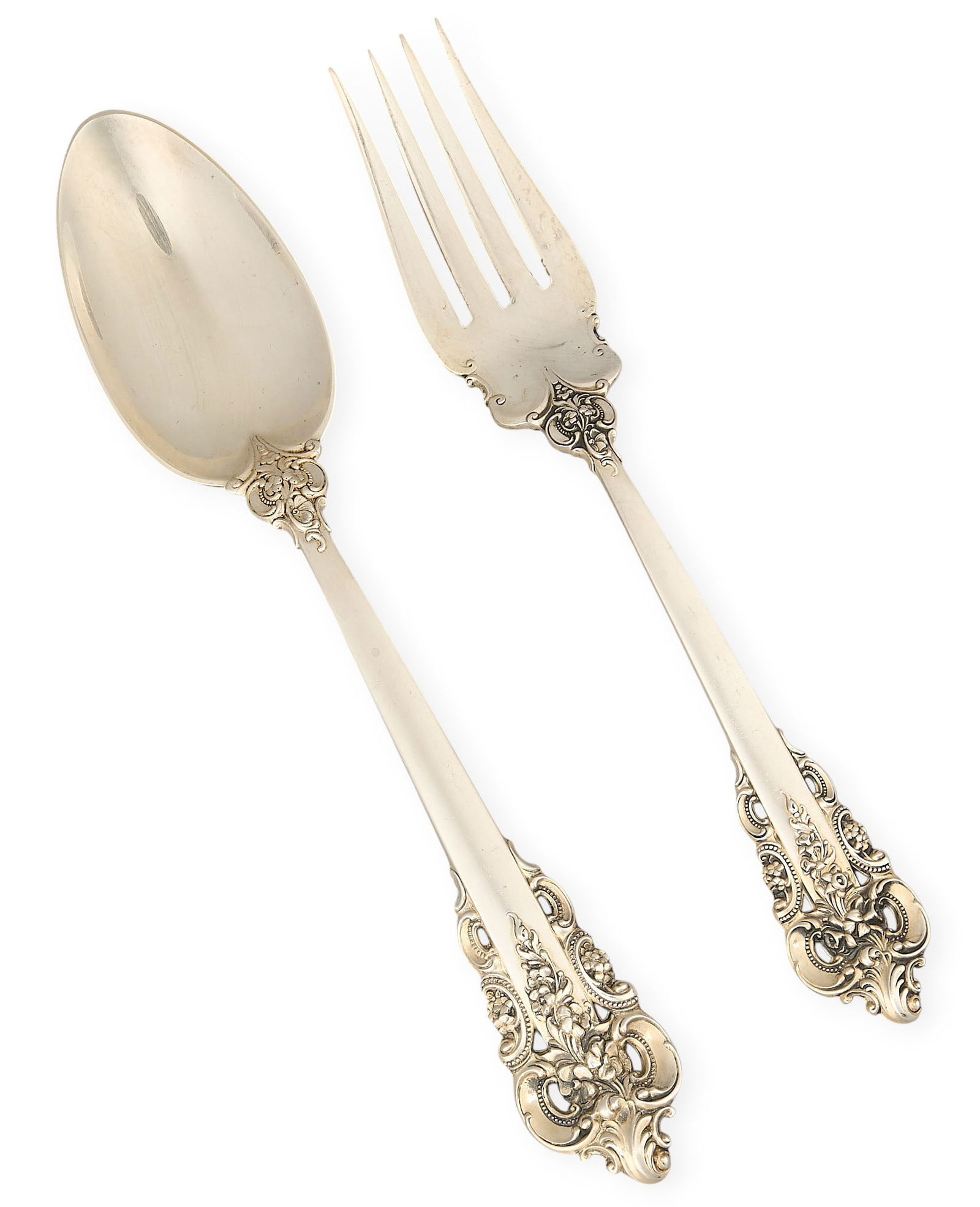 (2) "Grande Baroque" by Wallace Sterling Silver Serving Set (1 of 5)