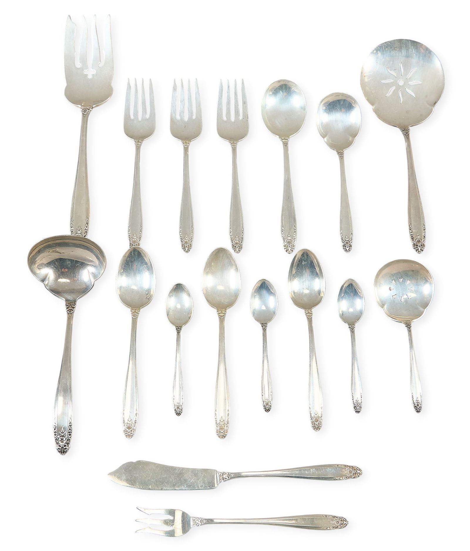 Misc. "Prelude" by International Sterling 17pc Flatware (1 of 4)