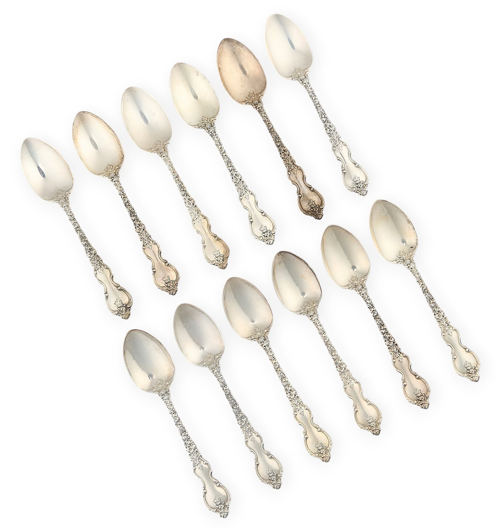 (12) Sterling Silver Spoons - 2