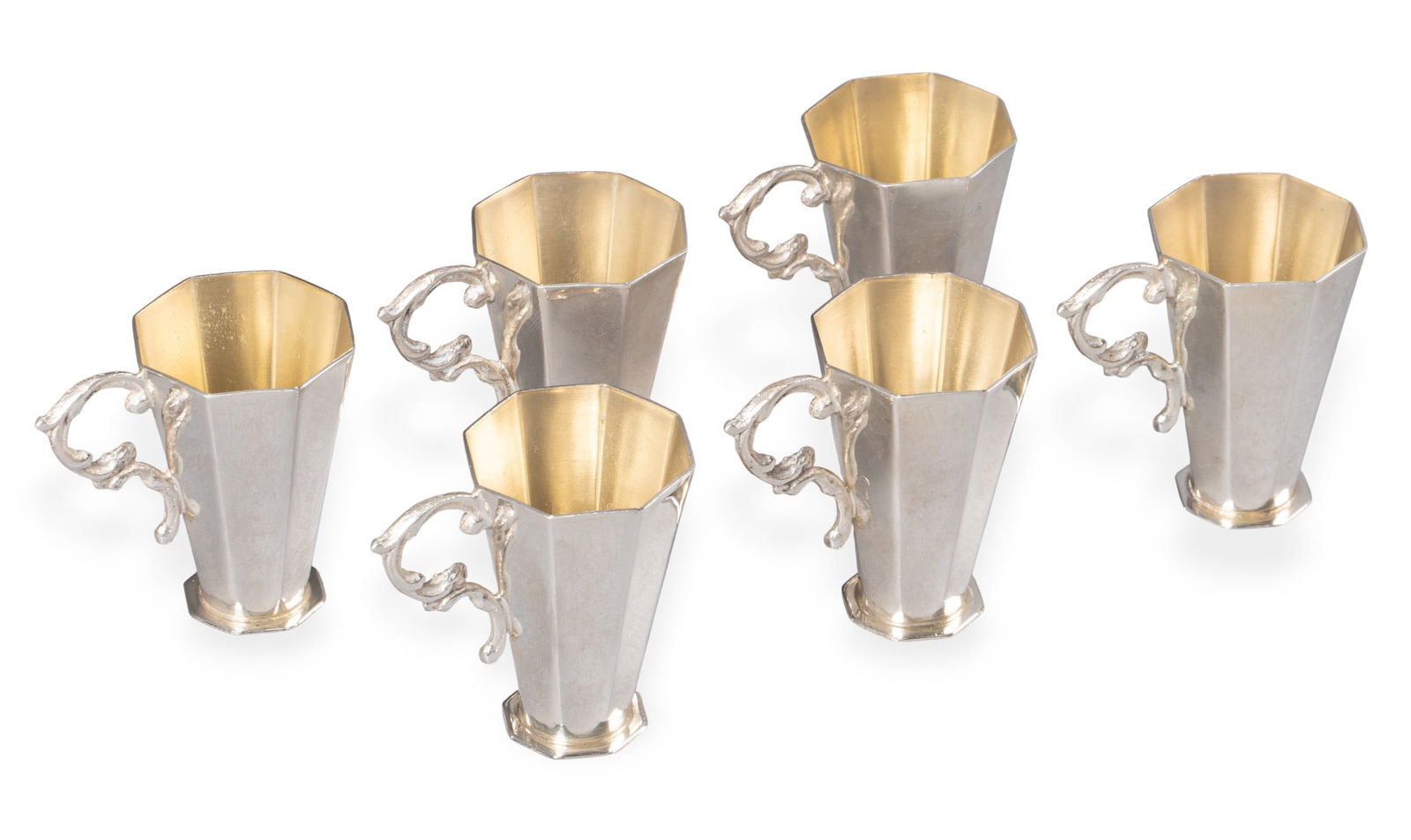 (6) Sterling Silver Shot Glasses (1 of 4)