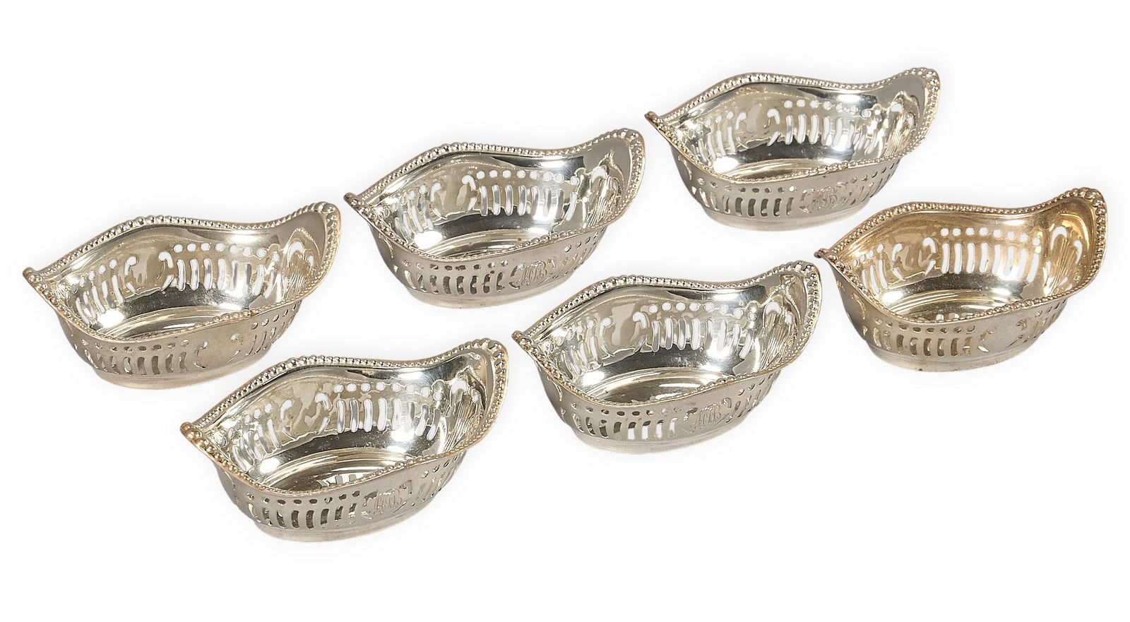 (6) Sterling Silver Articulated Nut Dishes (1 of 5)
