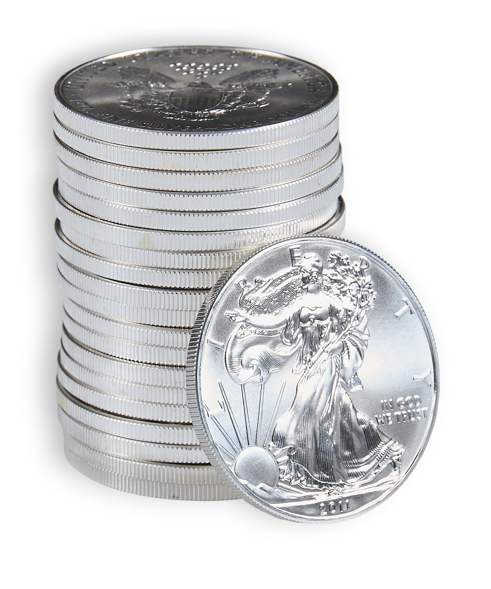 (20) 2011 Uncirculated American Silver Eagles (1 of 3)