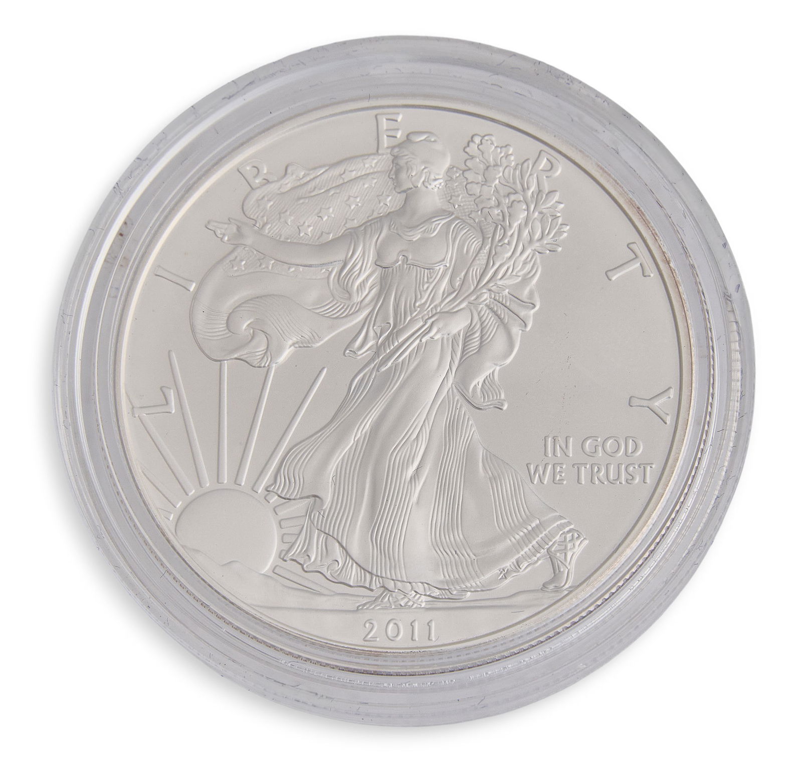 2011 Uncirculated American Silver Eagle Coin (1 of 4)