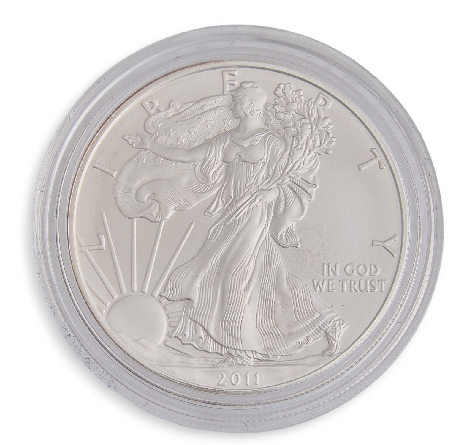 2011 Uncirculated American Silver Eagle Coin (1 of 4)