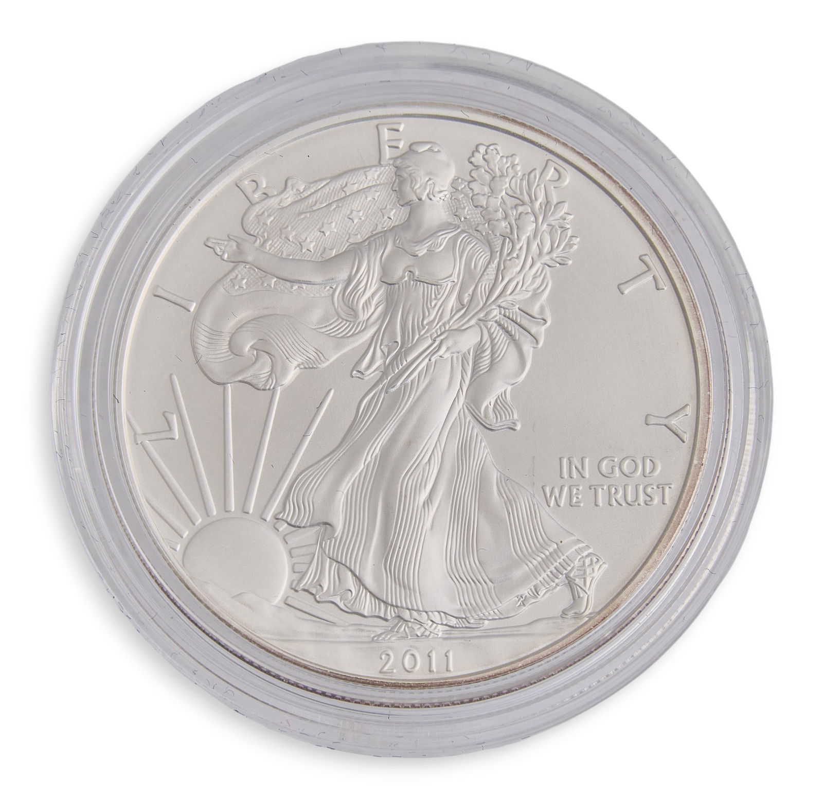 2011 Uncirculated American Silver Eagle Coin (1 of 4)
