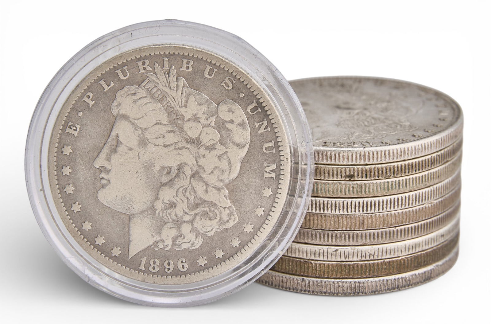 (10) Assorted Morgan Silver Dollars (1 of 3)