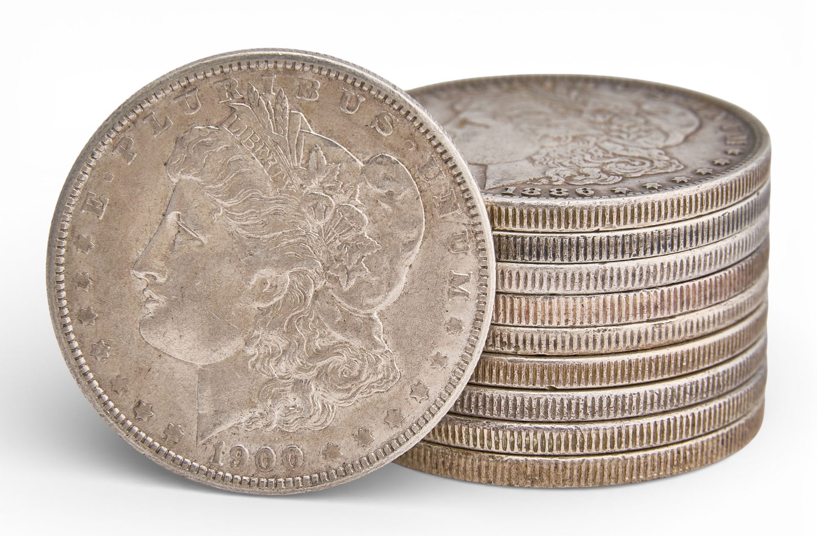 (10) Assorted Morgan Silver Dollars (1 of 3)