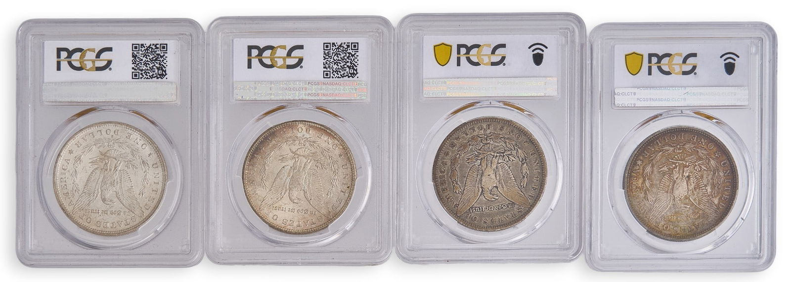 (4) Morgan Silver Dollars - 2