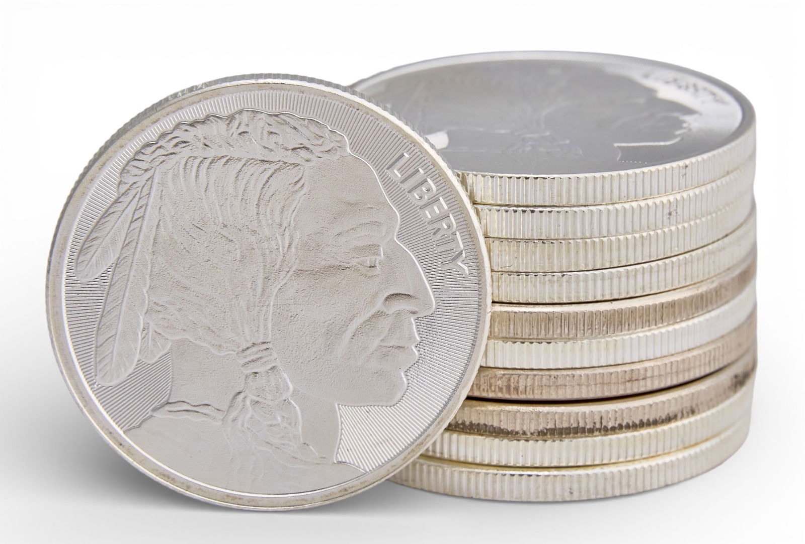 (11) Silver Buffalo Rounds (1 of 3)