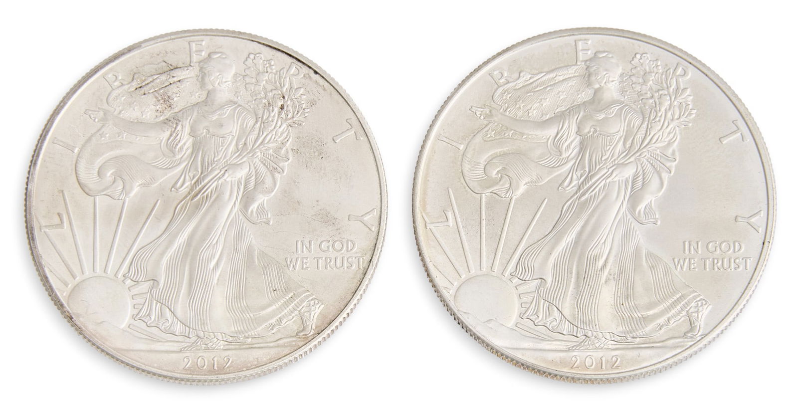(2) Silver Liberty Dollars (1 of 2)