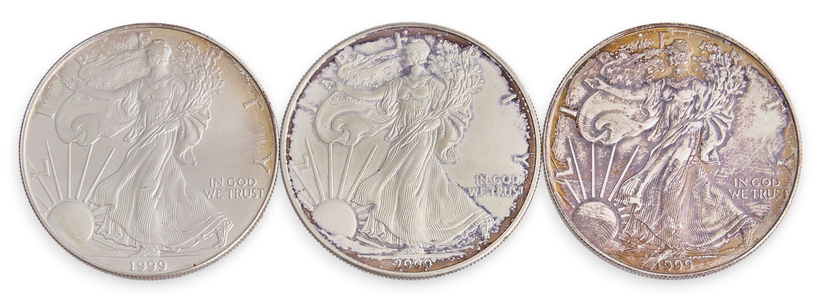 (3) Silver Liberty Dollars (1 of 4)